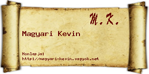 Magyari Kevin névjegykártya